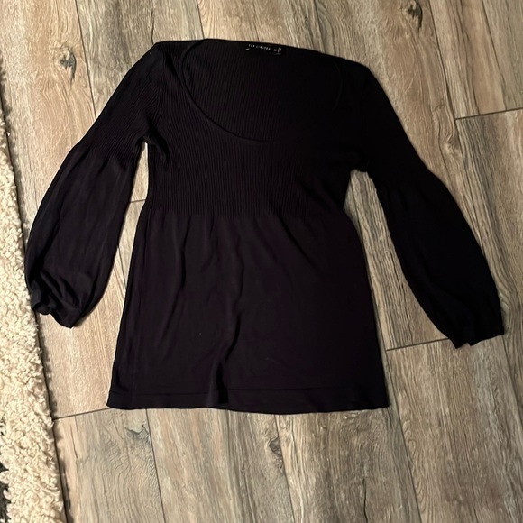 The Limited Sweaters - Womens the limited super soft navy blue ribbed top sweater XS